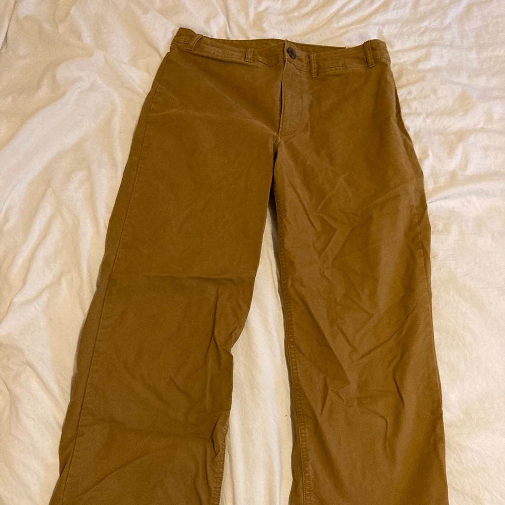 Old Navy slim wide leg chinos